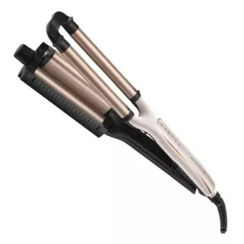Modelador de caracóis automático Remington CI91AW — rosa-ouro/preto, cilindro em S, revestimento cerâmico, 150–210 °C, cabo giratório de 3 m