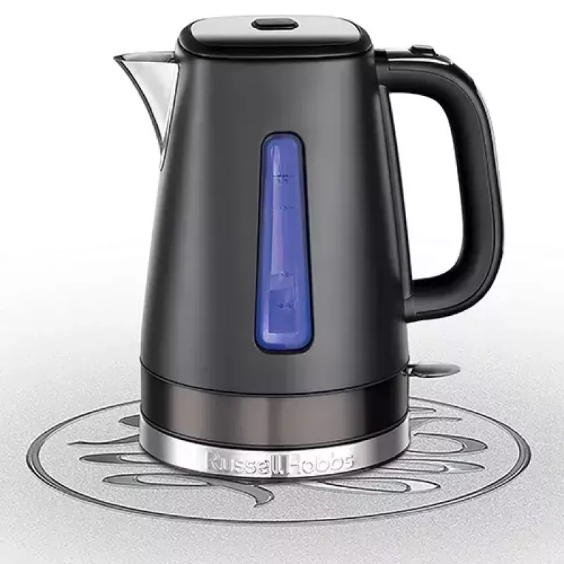 Chaleira elétrica Russell Hobbs 1,7 L 2400 W preta