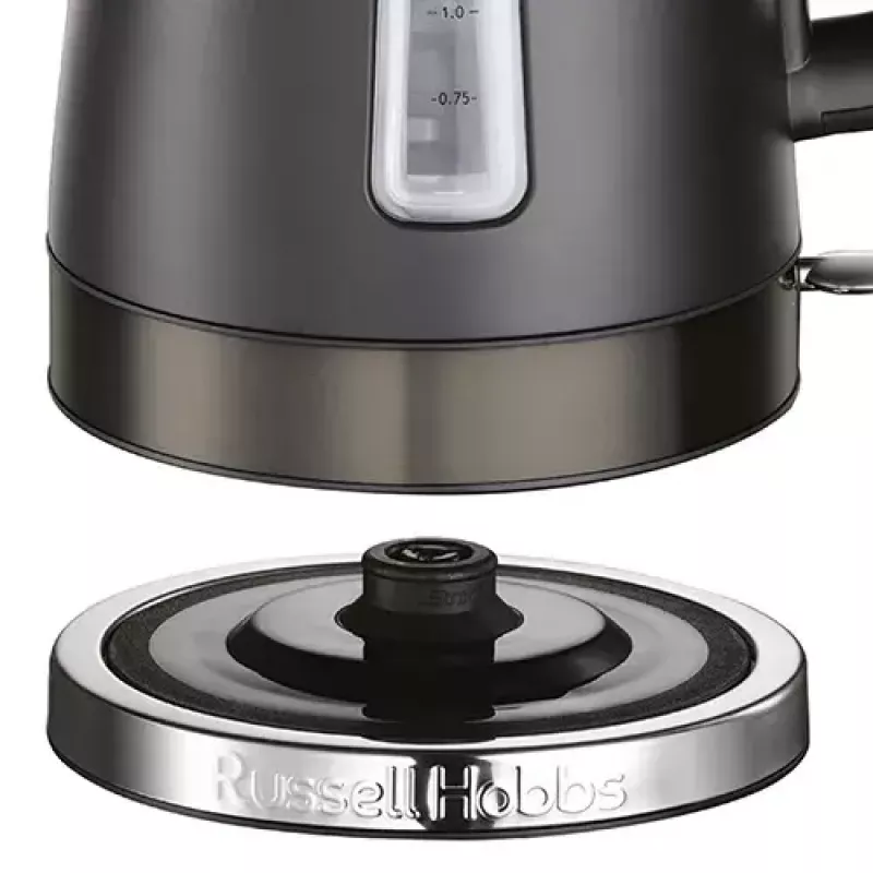 Chaleira elétrica Russell Hobbs 1,7 L 2400 W preta