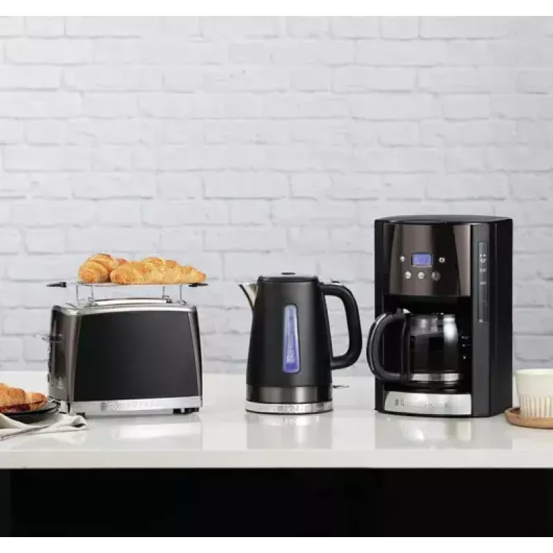Chaleira elétrica Russell Hobbs 1,7 L 2400 W preta