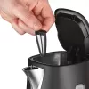 Chaleira elétrica Russell Hobbs 1,7 L 2400 W preta