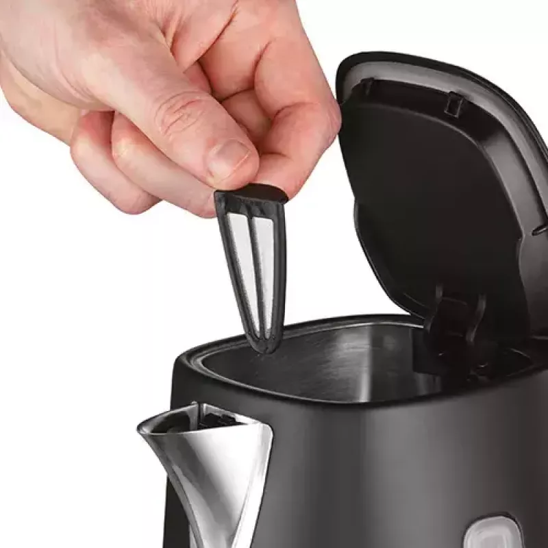 Chaleira elétrica Russell Hobbs 1,7 L 2400 W preta