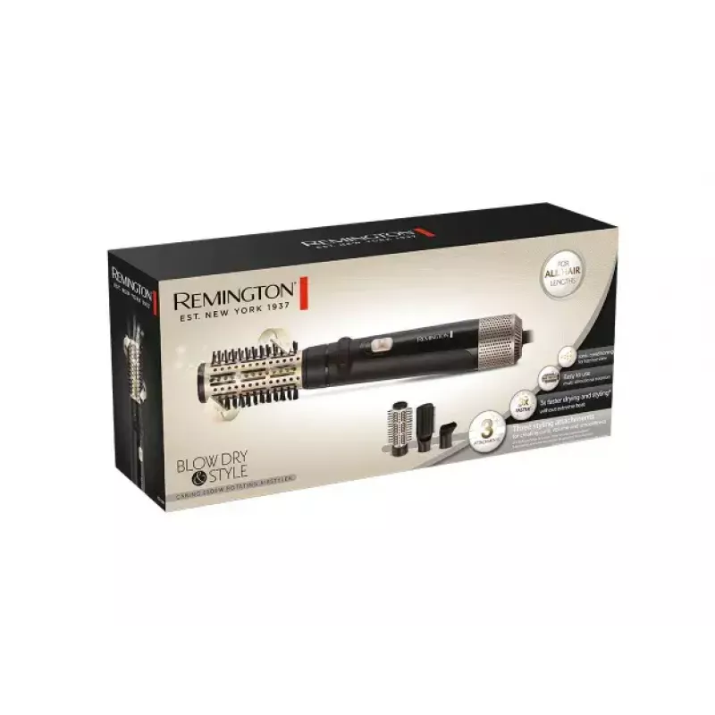 Escova de ar quente Remington AS7580 1000 W preto dourado