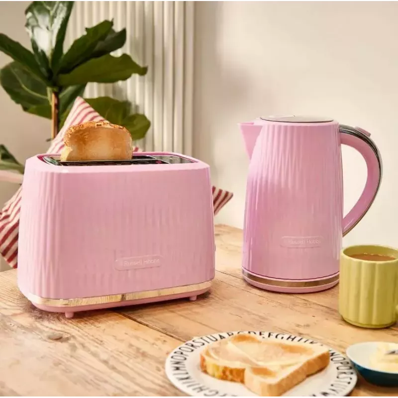Torradeira Russell Hobbs 27372-56 2 fatias 800 W rosa aço inoxidável