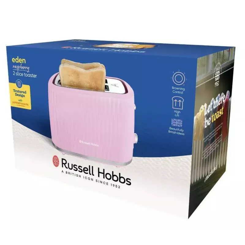 Torradeira Russell Hobbs 27372-56 2 fatias 800 W rosa aço inoxidável
