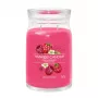 Vela Yankee Candle Cylinder Raspberry Crimson — altura 157 mm, diâmetro 93 mm, peso 567 g, 1 unid.