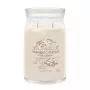 Yankee Candle Signature Warm Cashmere Vela em frasco grande, 567 g