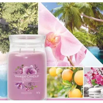 Vela Yankee Candle Wild Orchid altura 157 mm largura 93 mm