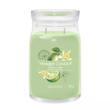 Vela Yankee Candle Signature Limette Vanille verde 1 unid. 157 mm 9,3 cm 567 g