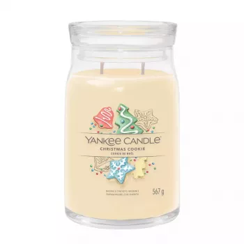 Vela Yankee Candle Signature Christmas Cookie frasco grande, 567 g