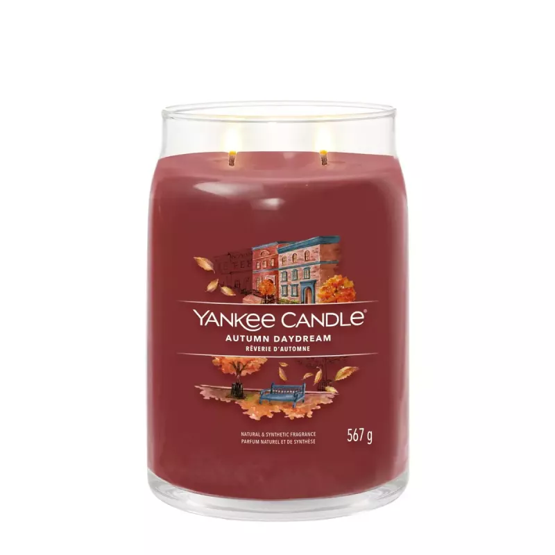 Vela Yankee Candle 1743378E vermelho 157 mm de altura 9,3 cm de diâmetro 567 g