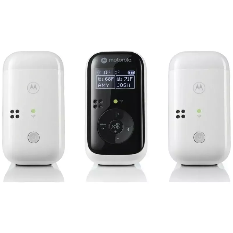 Intercomunicador para bebé MOTOROLA PIP15 Twin áudio com alcance de 120 m, conjunto de áudio com dois aparelhos