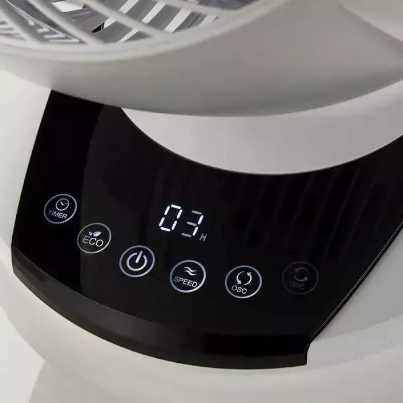 Ventilador de mesa Meaco MeacoFan 1056 branco — 12 velocidades, 23,5 W, AC 220–240 V