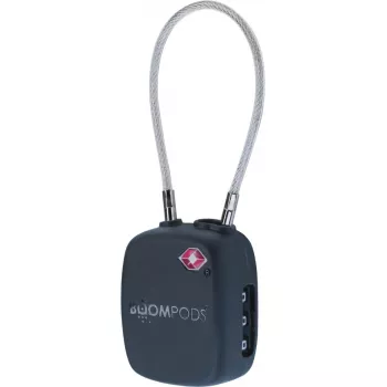 Rastreador de bagagem Boompods LOCK TSA Universal cinzento com conectividade Bluetooth e design compacto