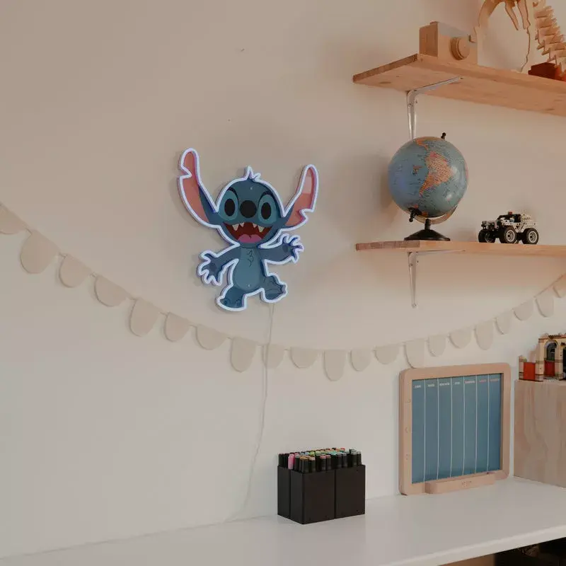 Figura decorativa luminosa YELLOWPOP Full Stitch Body azul LED 278mm