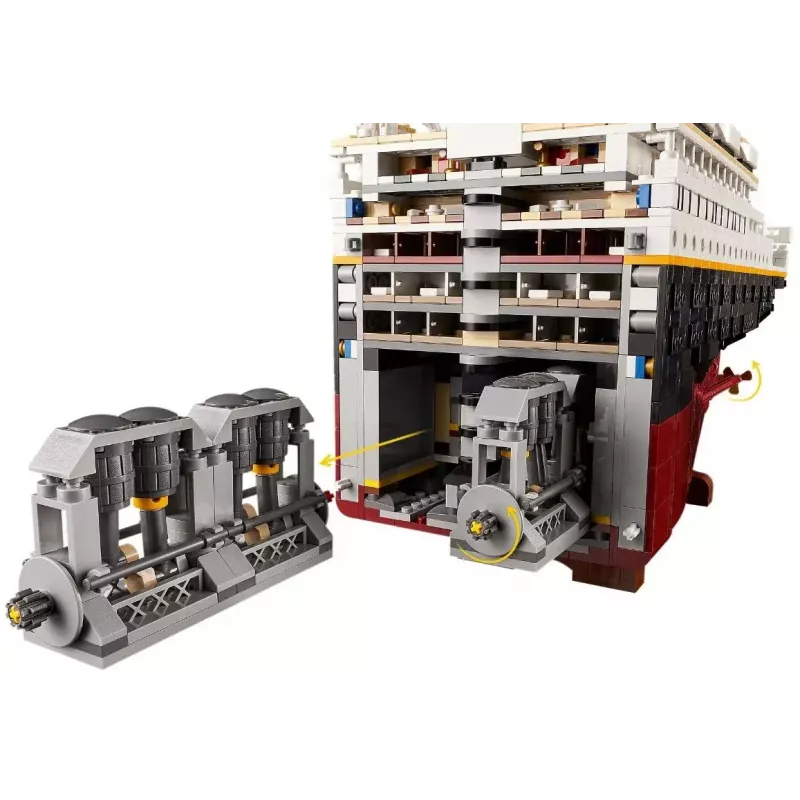 Conjunto de construção LEGO ICONS 10294 réplica do Titanic — 9.090 peças, 18+