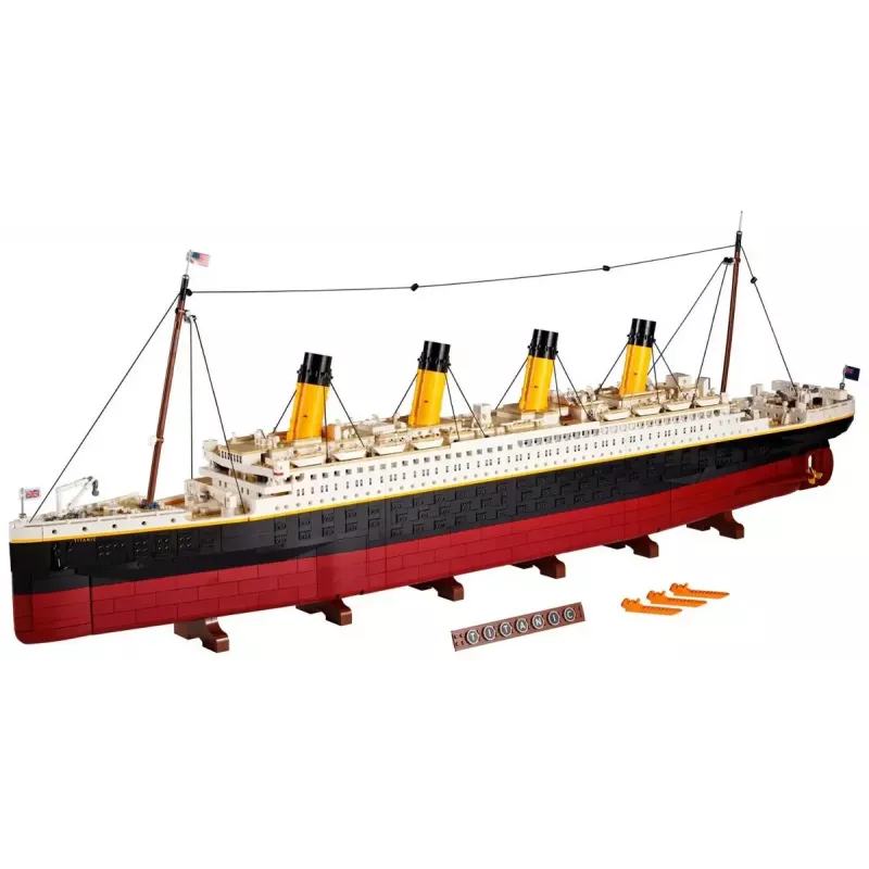 Conjunto de construção LEGO ICONS 10294 réplica do Titanic — 9.090 peças, 18+