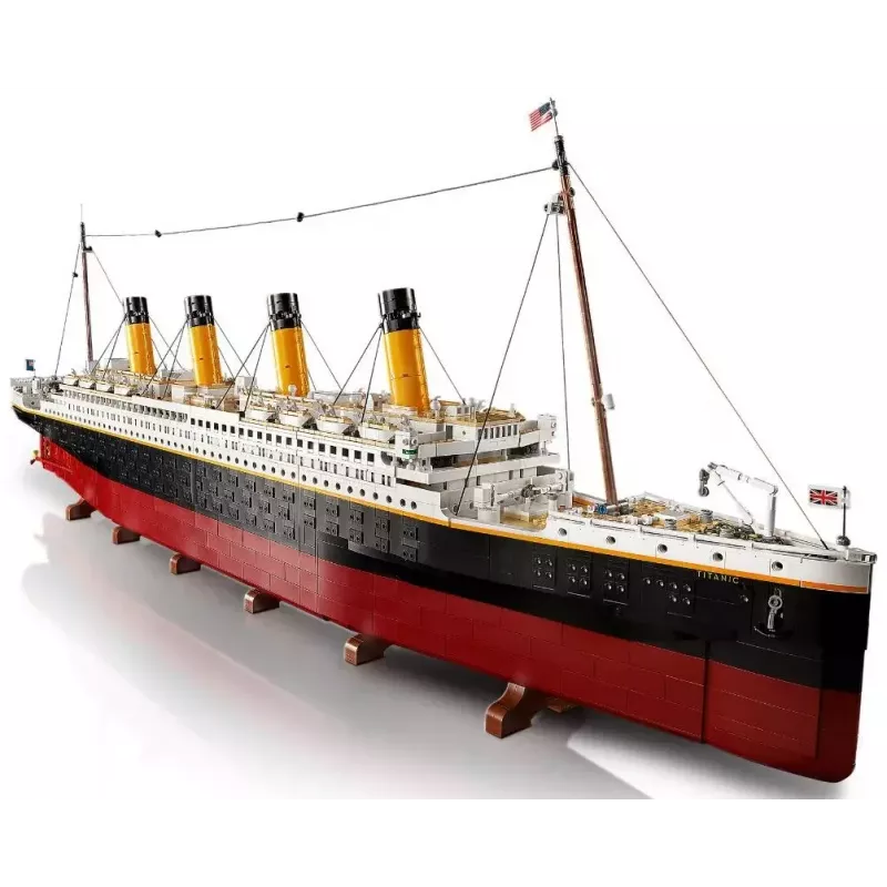 Conjunto de construção LEGO ICONS 10294 réplica do Titanic — 9.090 peças, 18+