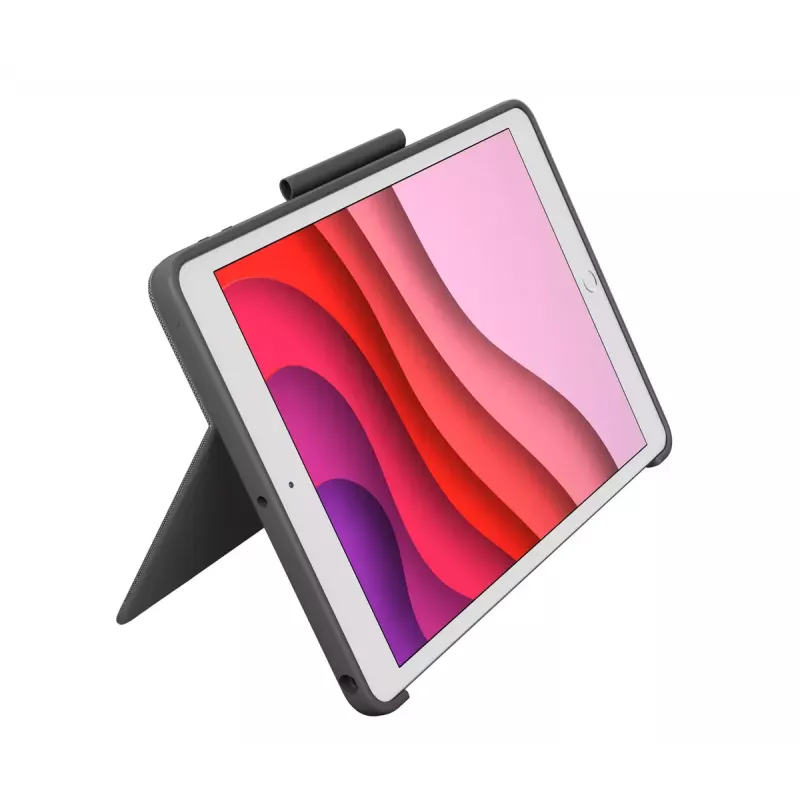 Capa de teclado Logitech Combo Touch para iPad 7.ª, 8.ª, 9.ª geração