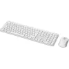 Teclado Logitech MK950 Signature slim com rato incluído escritório RF Wireless + Bluetooth QWERTY dinamarquês finlandês norueguês sueco branco