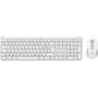 Teclado Logitech MK950 Signature slim com rato incluído escritório RF Wireless + Bluetooth QWERTY dinamarquês finlandês norueguês sueco branco