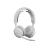 Headset Logitech Zone Wireless 2 ES — com fios e sem fios (Bluetooth), USB-C, supra-aural, cabo de 1,5 m, branco, 212 g
