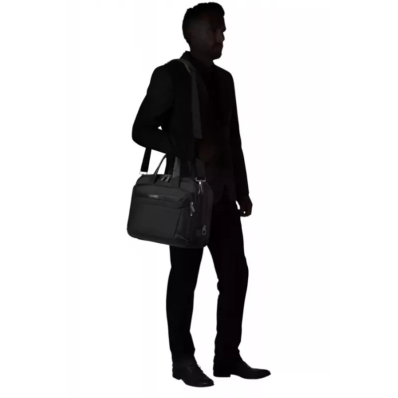 Pasta Samsonite PRO-DLX 6 39,6 cm extensível preto