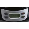 Máquina de café de filtro Domo DO709K — semiautomática, depósito de água de 1 L, jarra de 8 chávenas, LCD, aço inoxidável/preto