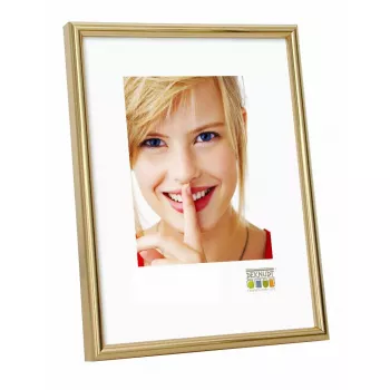 Moldura individual Deknudt S011A4 dourado 30x45 cm