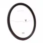Moldura individual Deknudt S100F9 preto cartão vidro resina