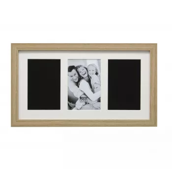 Moldura multifoto Deknudt S66KB3 madeira 490x260 mm