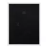 Moldura individual Deknudt S66KF1 P1 branca MDF vidro madeira 30x40