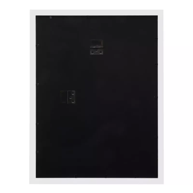 Moldura individual Deknudt S66KF1 P1 branca MDF vidro madeira 30x40