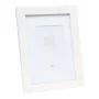 Moldura individual Deknudt S66KF1 P1 branca MDF vidro madeira 30x40