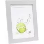 Moldura Deknudt S66KD1 P1 20x30 madeira prateada com passe-partout, para fotografias de 20×30 cm