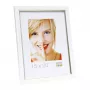Moldura individual Deknudt S46AF1 prateado branco 168x218mm