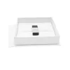 Álbum de fotografias Deknudt S66DJ4 branco caixa de fotografias pele sintética 130 mm