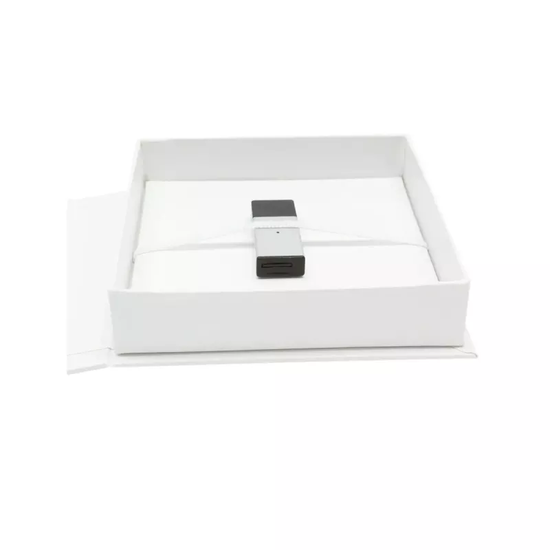 Álbum de fotografias Deknudt S66DJ4 branco caixa de fotografias pele sintética 130 mm