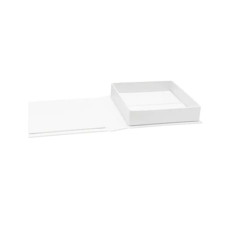 Álbum de fotografias Deknudt S66DJ4 branco caixa de fotografias pele sintética 130 mm