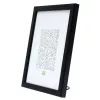 Moldura individual Deknudt S41JL2 preto cartão vidro madeira