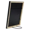 Moldura individual Deknudt S41JL2 preto cartão vidro madeira