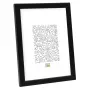 Moldura individual Deknudt S41JL2 preto cartão vidro madeira