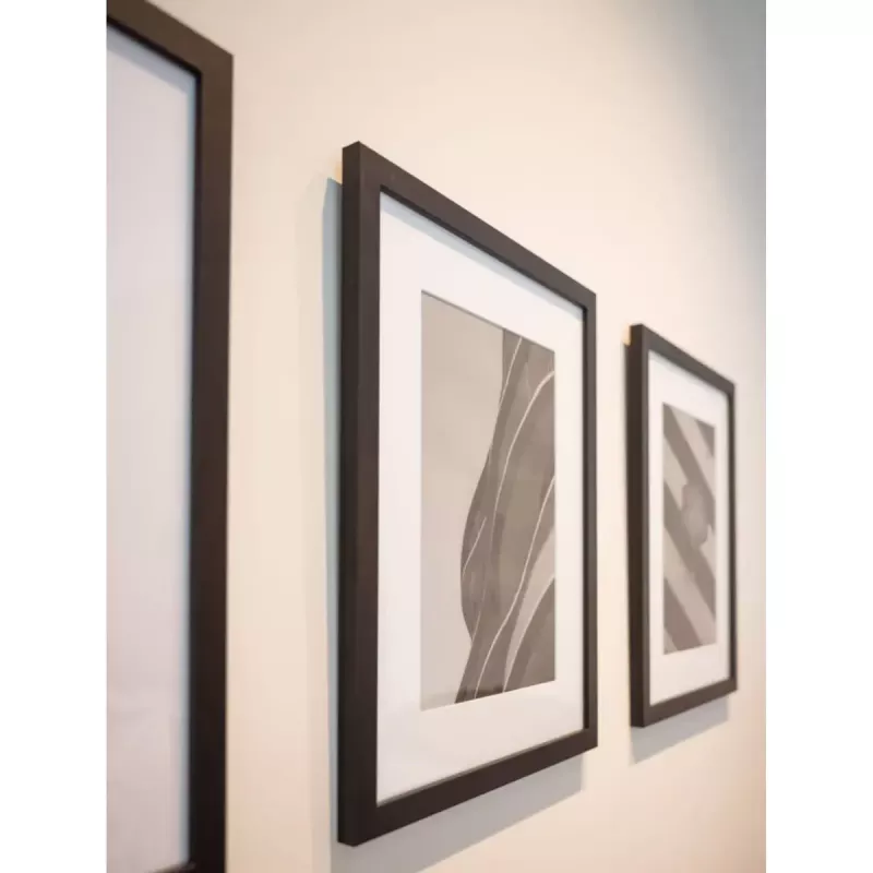 Moldura individual Deknudt S66KF2 P1 preto 30x45