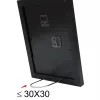 Moldura individual Deknudt S66KF2 P1 preto 30x45