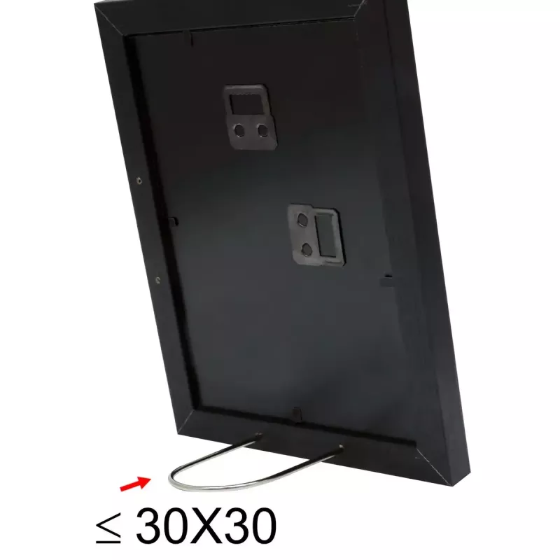 Moldura individual Deknudt S66KF2 P1 preto 30x45