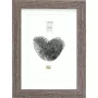 Moldura Deknudt S66KH3 13x18 cm madeira carvalho cinzento com passe-partout