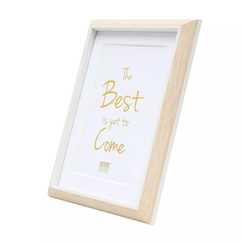 Moldura individual Deknudt S46WG3 P1 branco natural 199x259 mm