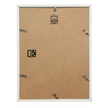 Deknudt S46WG3 P1 Moldura de fotografias, 20 x 30 cm, natural/branco, com passe-partout