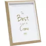 Moldura Deknudt Resin Frame S46WG4 P1 13x18 cm branco natural com passe-partout