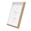Moldura individual Deknudt S46WG4P1 castanho branco 199x259 mm